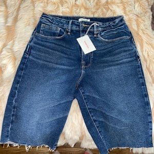 Good American jean shorts